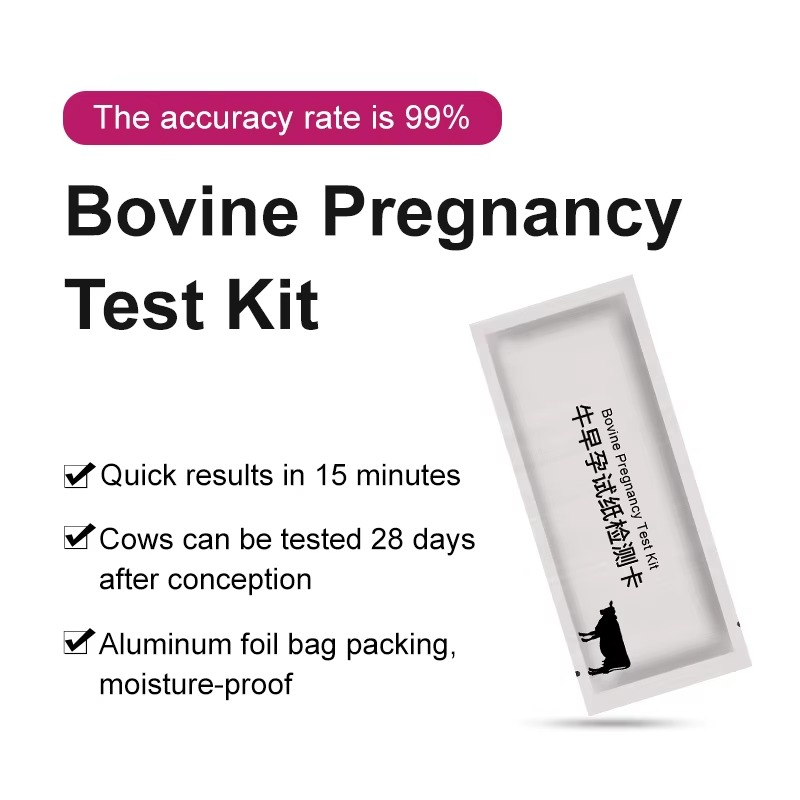 Cattle Cow Early Pregnancy test Card Set Veterinary Instrument Rapid test Animal Product Animal  Veterinary